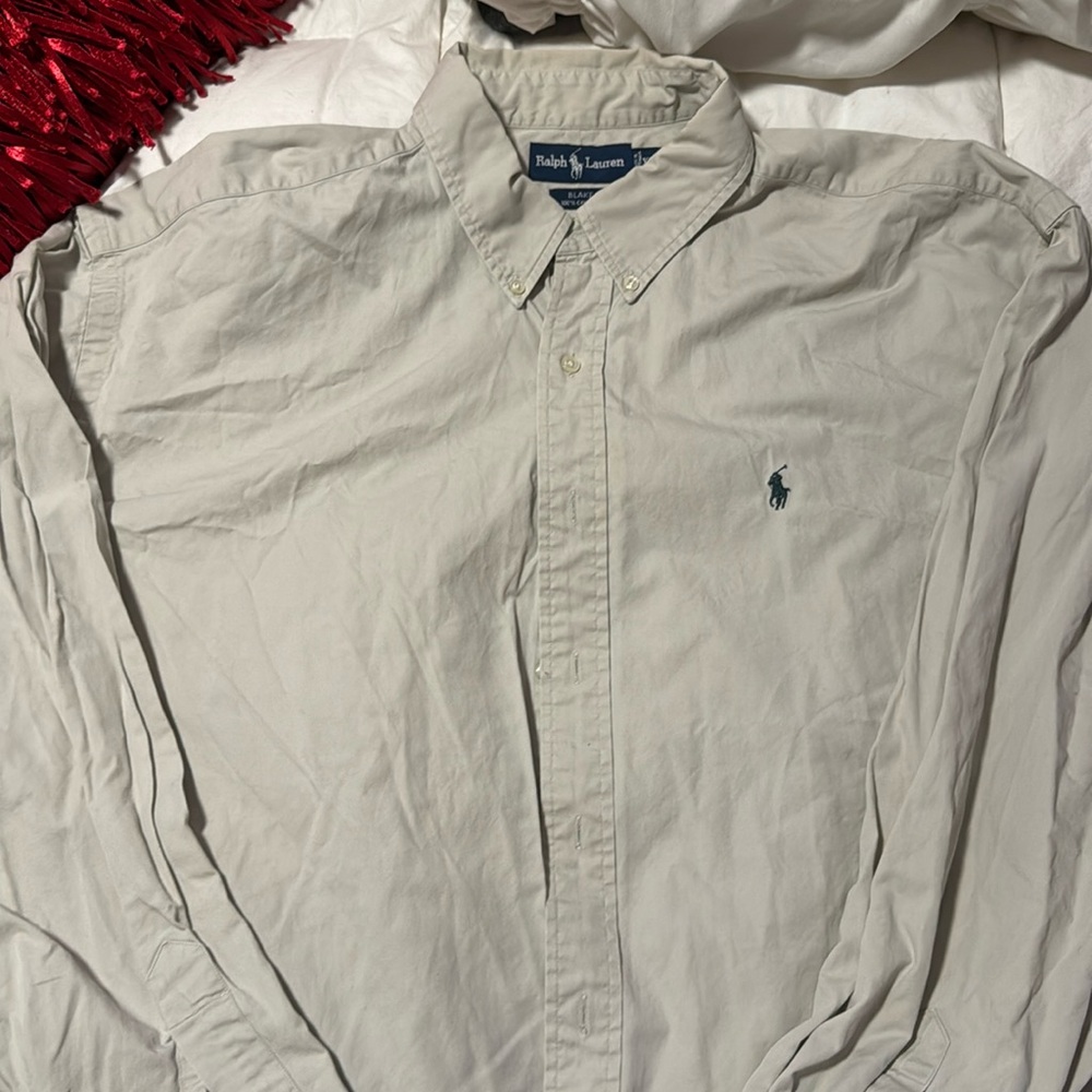 Polo Ralph Lauren Long Sleeve Oxford Men’s Shirt - XXL